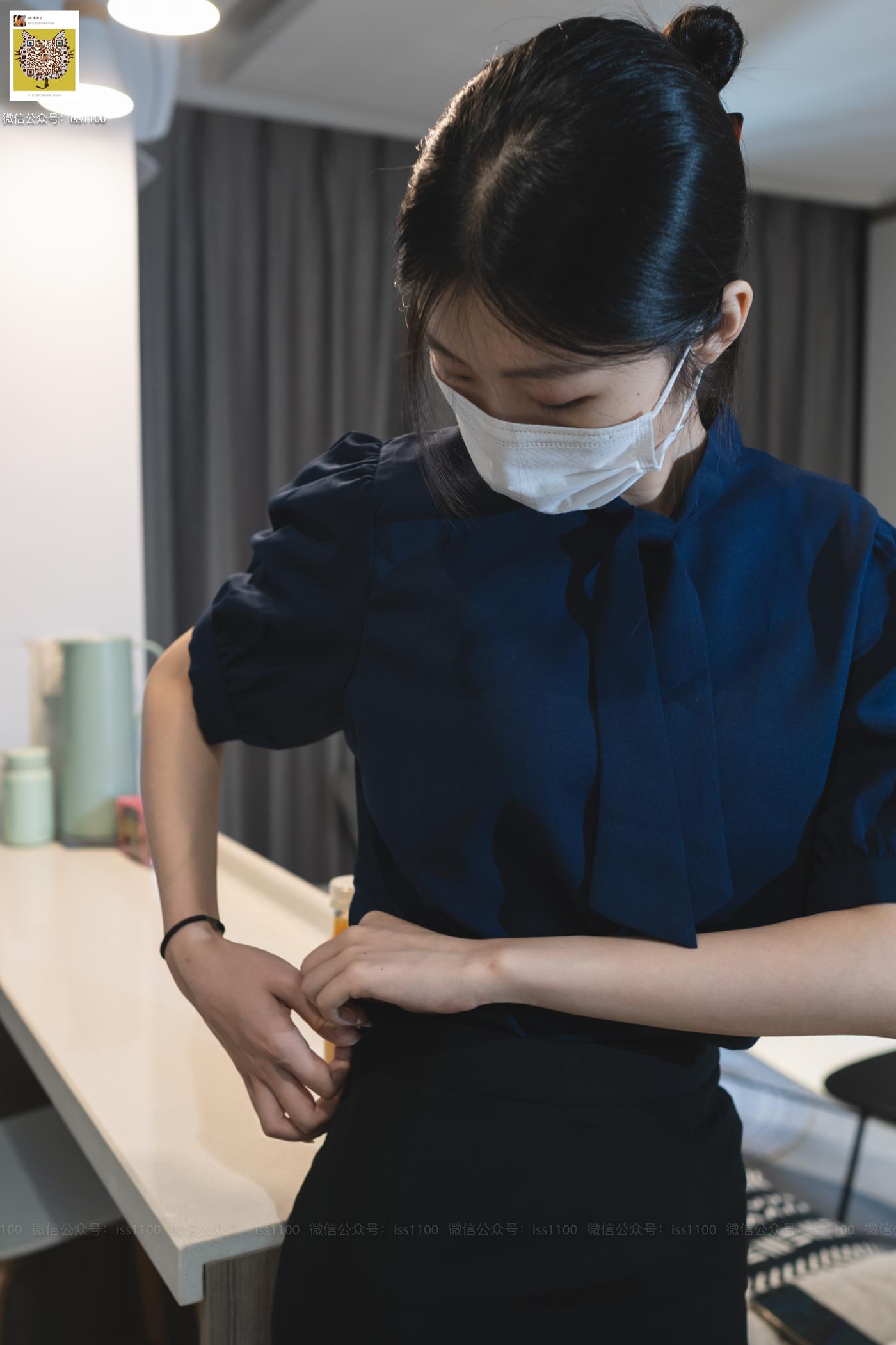 图片[37]-ISS系列 008 美晗 蓝色衬衫 [70P] – 速更版-美库