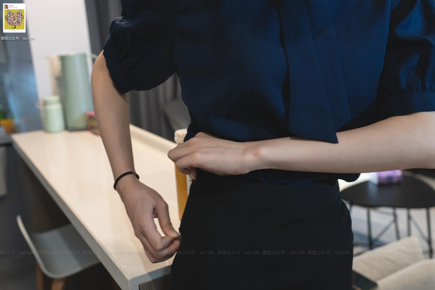 图片[38]-ISS系列 008 美晗 蓝色衬衫 [70P] – 速更版-美库