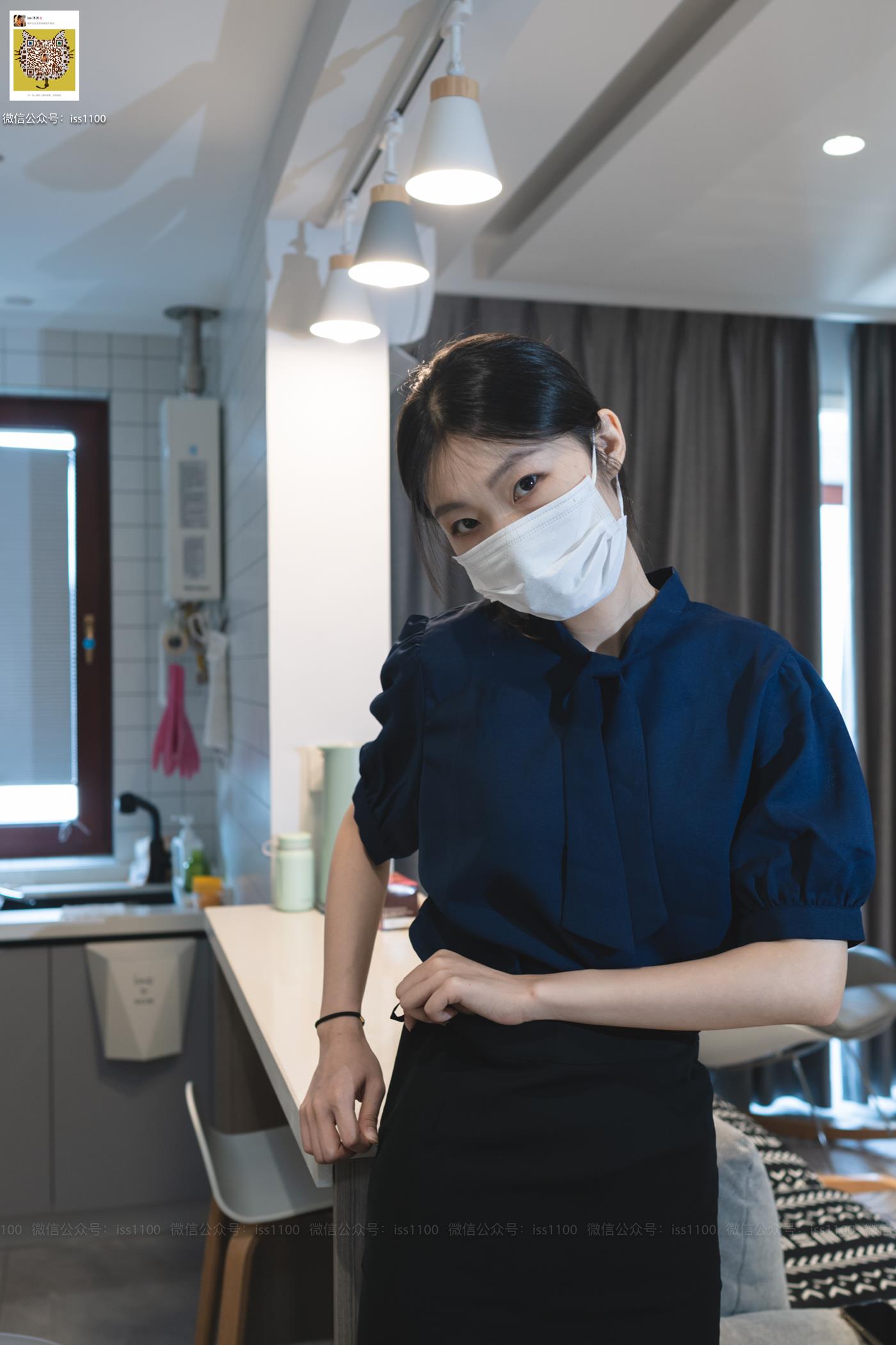 图片[40]-ISS系列 008 美晗 蓝色衬衫 [70P] – 速更版-美库