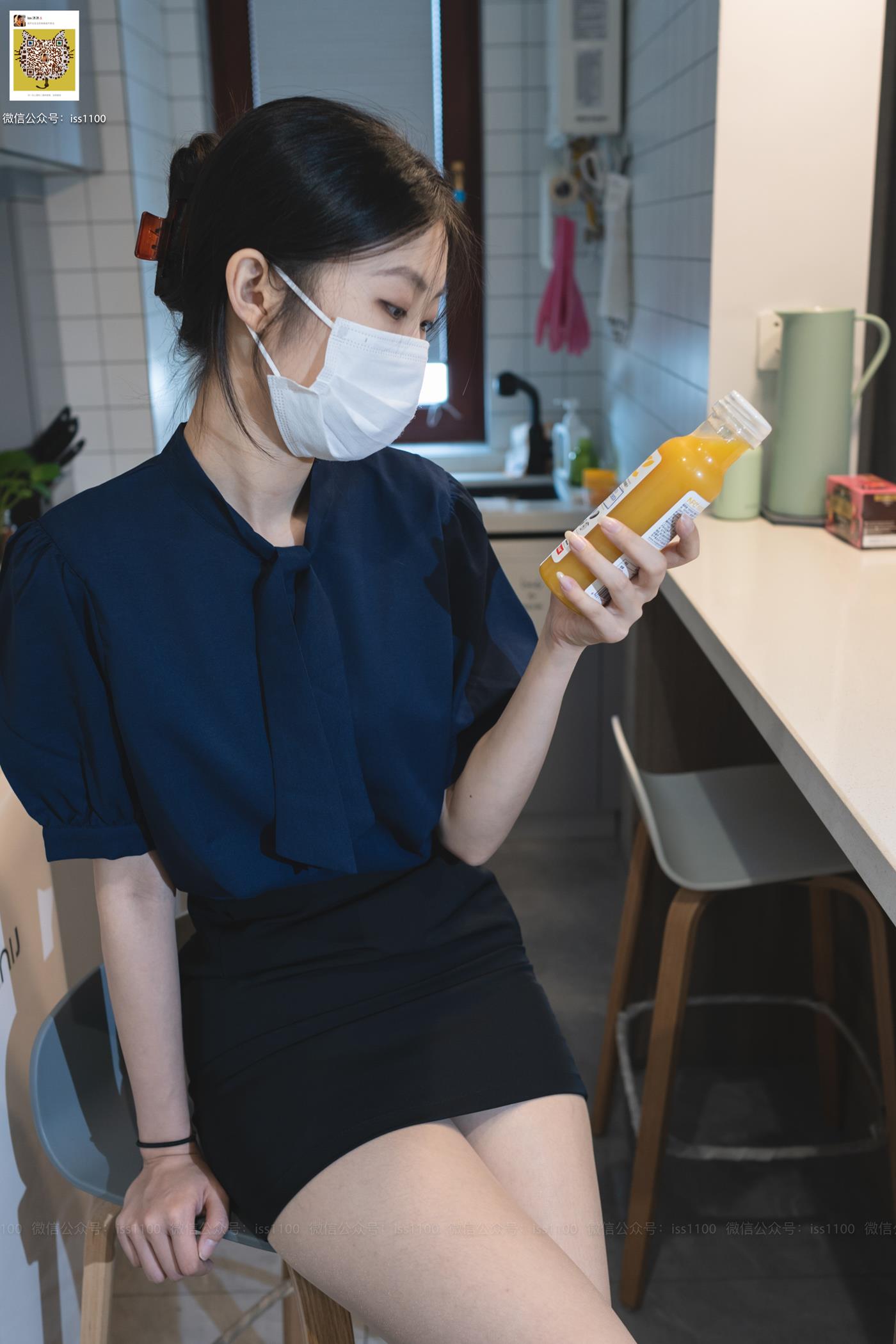 图片[64]-ISS系列 008 美晗 蓝色衬衫 [70P] – 速更版-美库