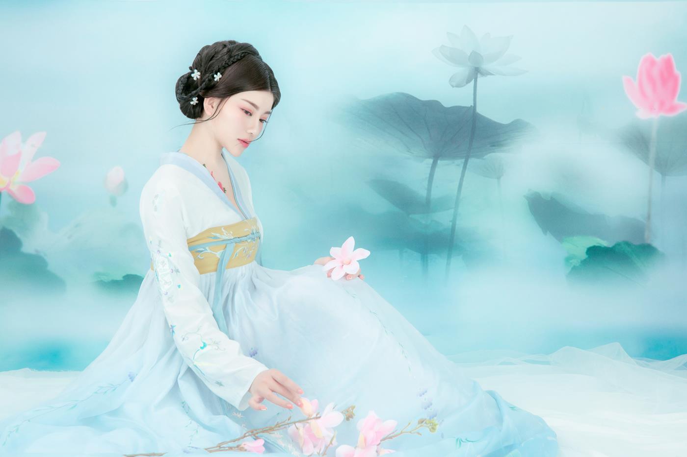 图片[12]-[YITUYU艺图语] 2022.01.10 荷间意 琴宝 [24P] – 速更版-美库