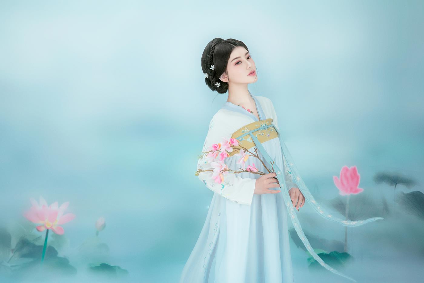 图片[23]-[YITUYU艺图语] 2022.01.10 荷间意 琴宝 [24P] – 速更版-美库