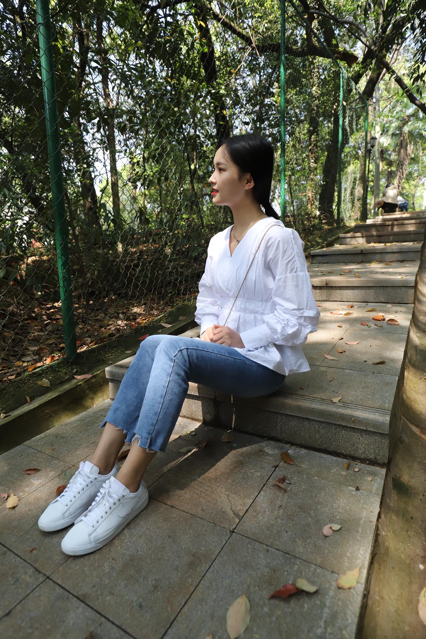 图片[14]-大西瓜爱牙膏-2020 01X活动 模特2（二） 牛仔裤短丝白鞋 (2) [100P] – 速更版-美库