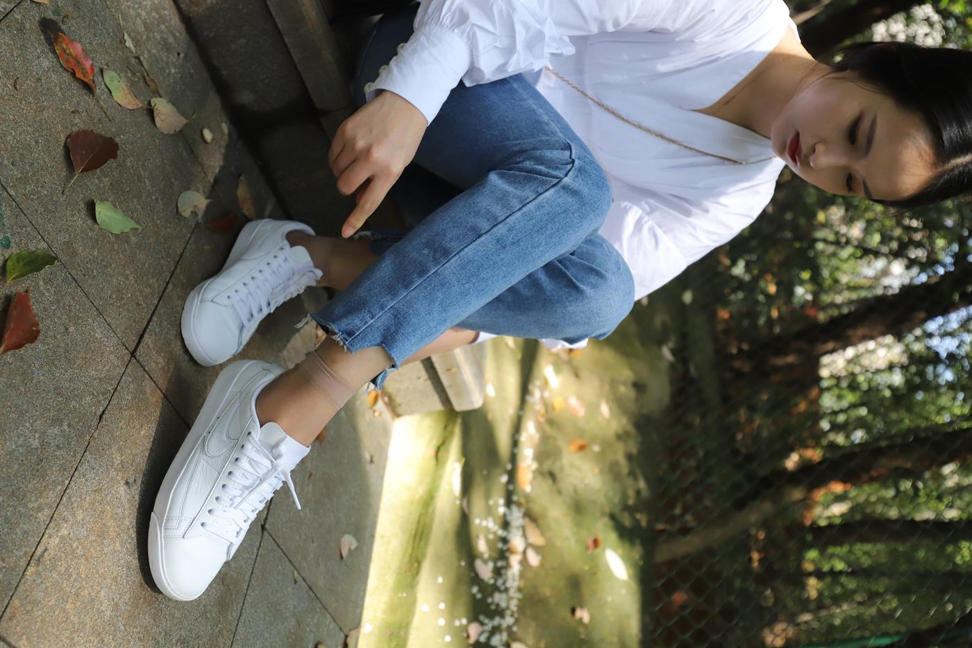 图片[15]-大西瓜爱牙膏-2020 01X活动 模特2（二） 牛仔裤短丝白鞋 (2) [100P] – 速更版-美库