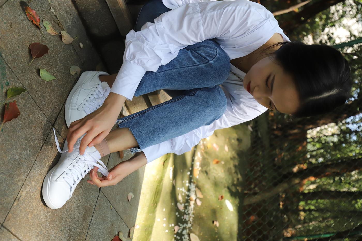 图片[16]-大西瓜爱牙膏-2020 01X活动 模特2（二） 牛仔裤短丝白鞋 (2) [100P] – 速更版-美库