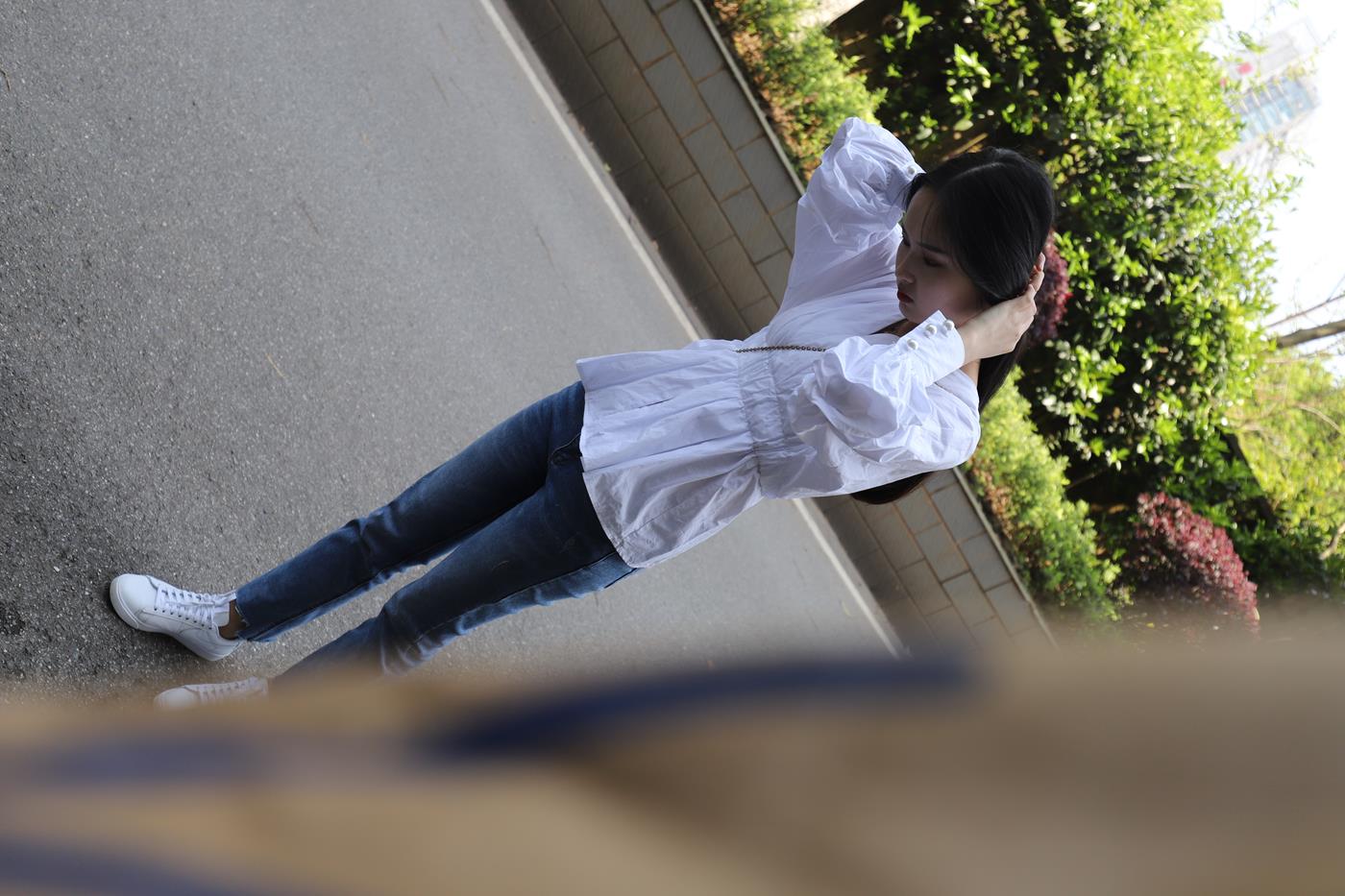 图片[14]-大西瓜爱牙膏-2020 01X活动 模特2（二） 牛仔裤短丝白鞋 (1) [96P] – 速更版-美库