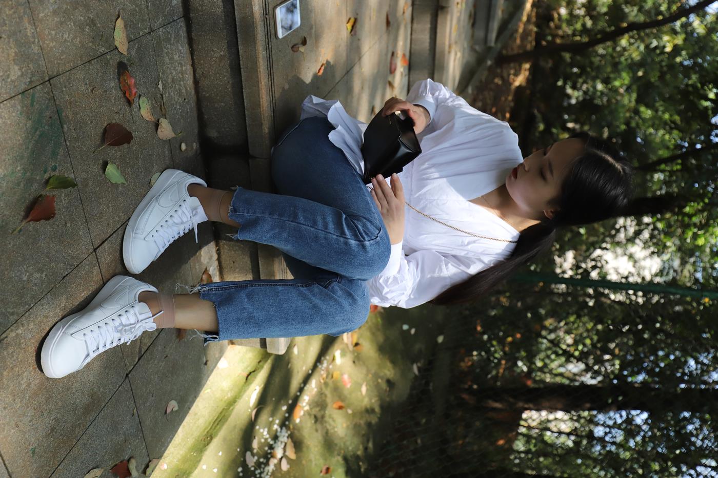 图片[23]-大西瓜爱牙膏-2020 01X活动 模特2（二） 牛仔裤短丝白鞋 (2) [100P] – 速更版-美库