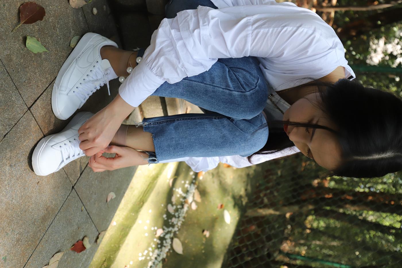 图片[24]-大西瓜爱牙膏-2020 01X活动 模特2（二） 牛仔裤短丝白鞋 (2) [100P] – 速更版-美库