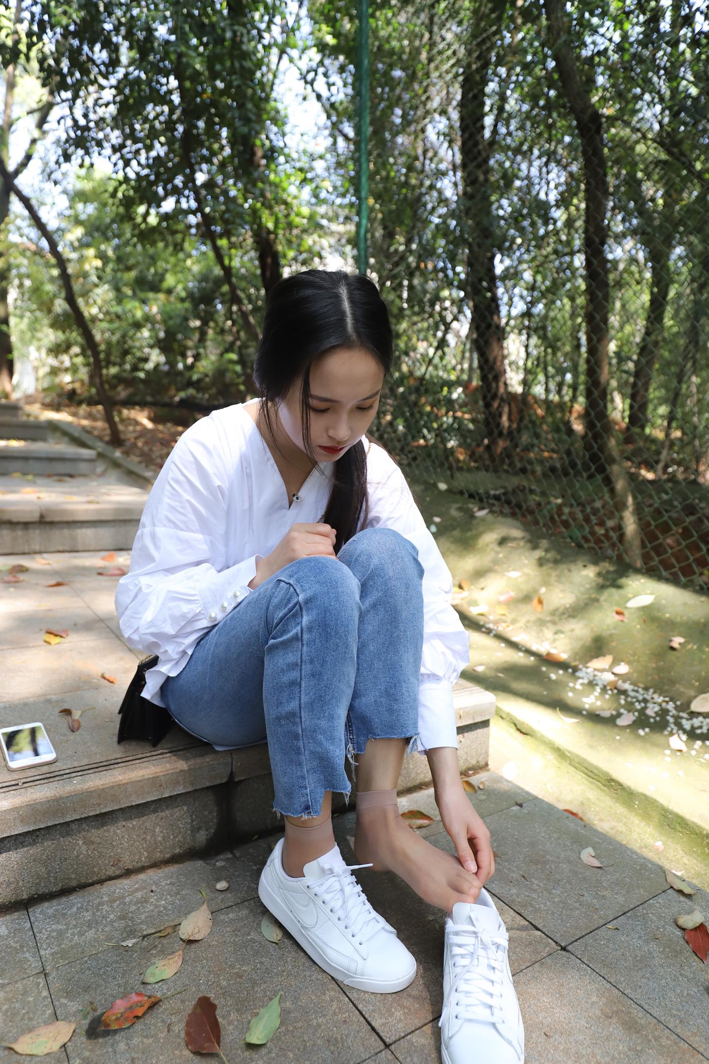 图片[26]-大西瓜爱牙膏-2020 01X活动 模特2（二） 牛仔裤短丝白鞋 (2) [100P] – 速更版-美库