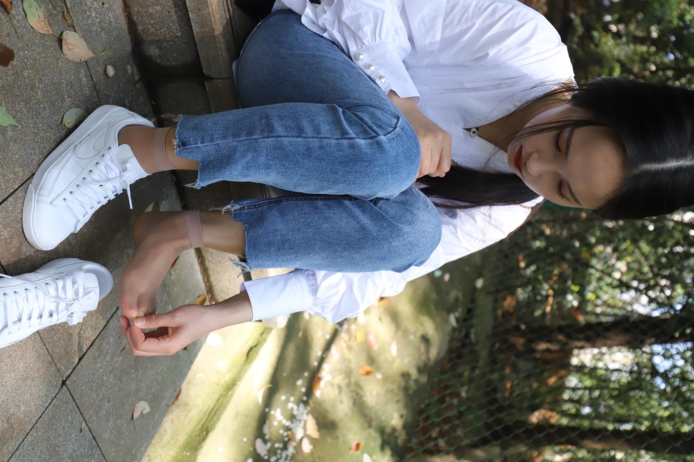 图片[30]-大西瓜爱牙膏-2020 01X活动 模特2（二） 牛仔裤短丝白鞋 (2) [100P] – 速更版-美库