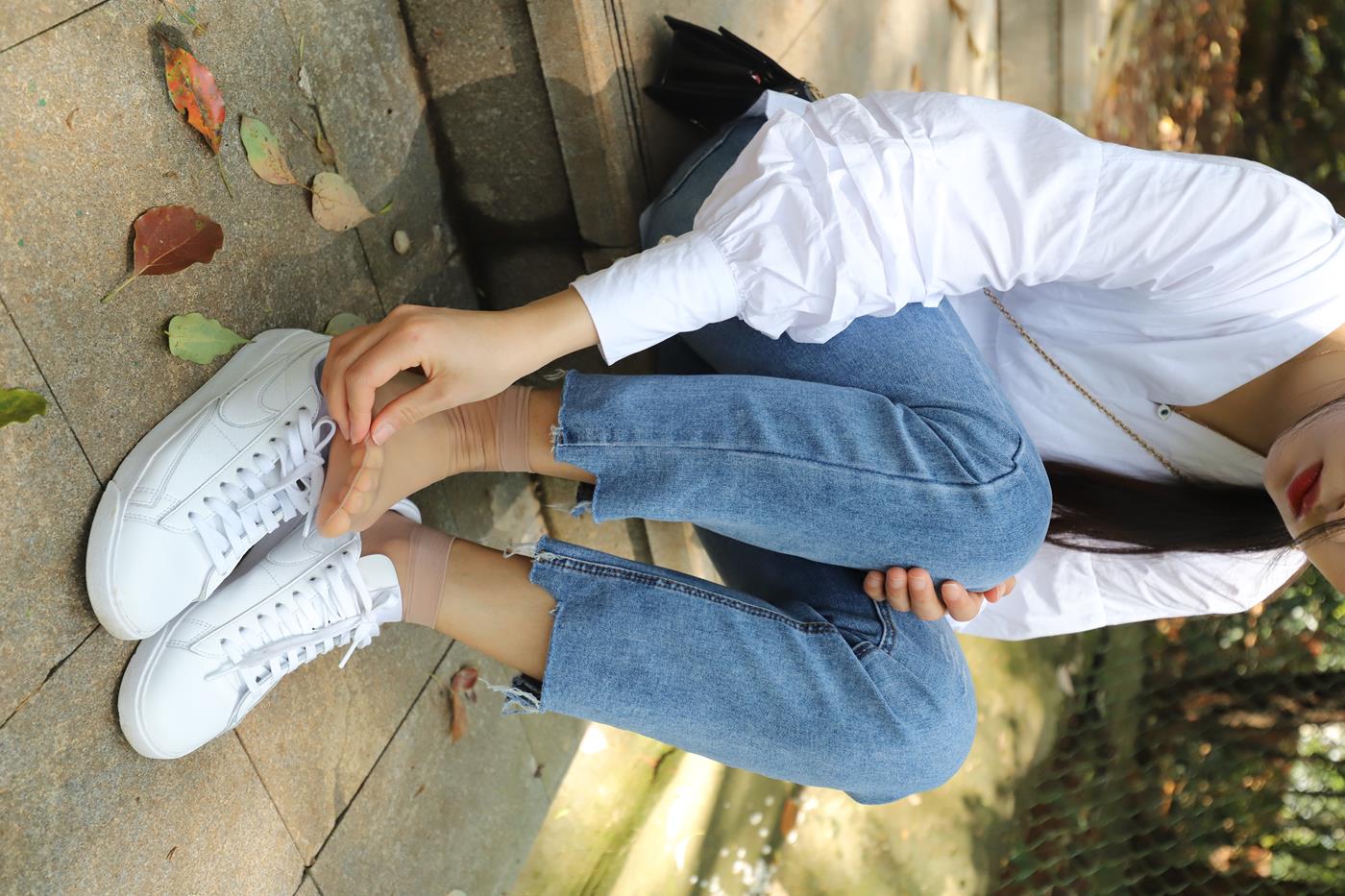 图片[45]-大西瓜爱牙膏-2020 01X活动 模特2（二） 牛仔裤短丝白鞋 (2) [100P] – 速更版-美库