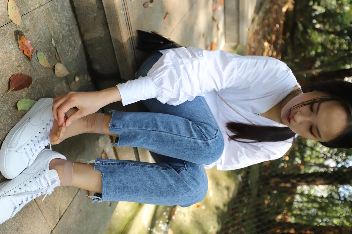 图片[49]-大西瓜爱牙膏-2020 01X活动 模特2（二） 牛仔裤短丝白鞋 (2) [100P] – 速更版-美库