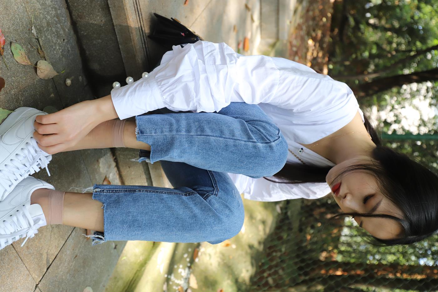 图片[52]-大西瓜爱牙膏-2020 01X活动 模特2（二） 牛仔裤短丝白鞋 (2) [100P] – 速更版-美库