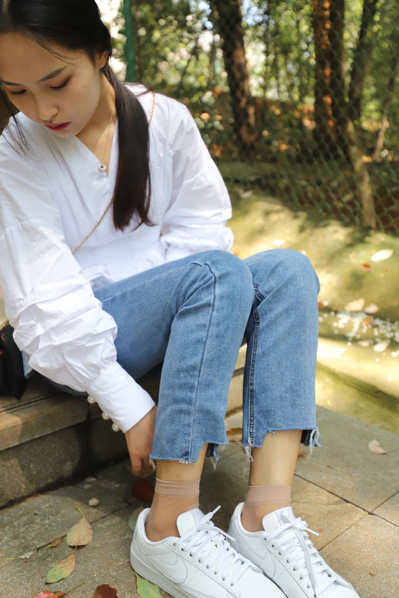 图片[60]-大西瓜爱牙膏-2020 01X活动 模特2（二） 牛仔裤短丝白鞋 (2) [100P] – 速更版-美库