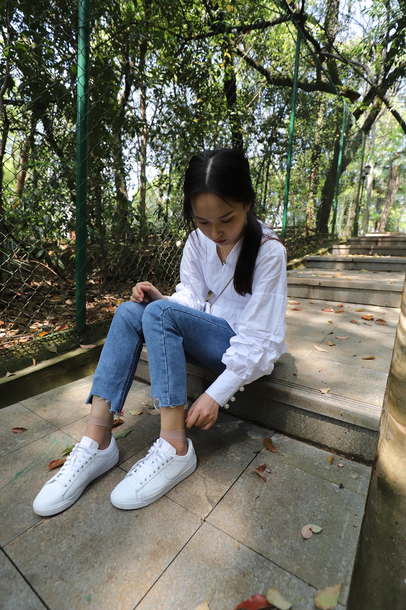 图片[91]-大西瓜爱牙膏-2020 01X活动 模特2（二） 牛仔裤短丝白鞋 (2) [100P] – 速更版-美库