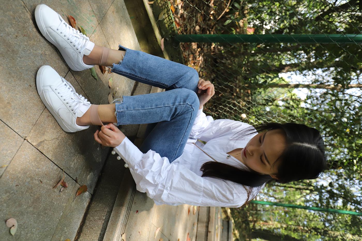 图片[92]-大西瓜爱牙膏-2020 01X活动 模特2（二） 牛仔裤短丝白鞋 (2) [100P] – 速更版-美库