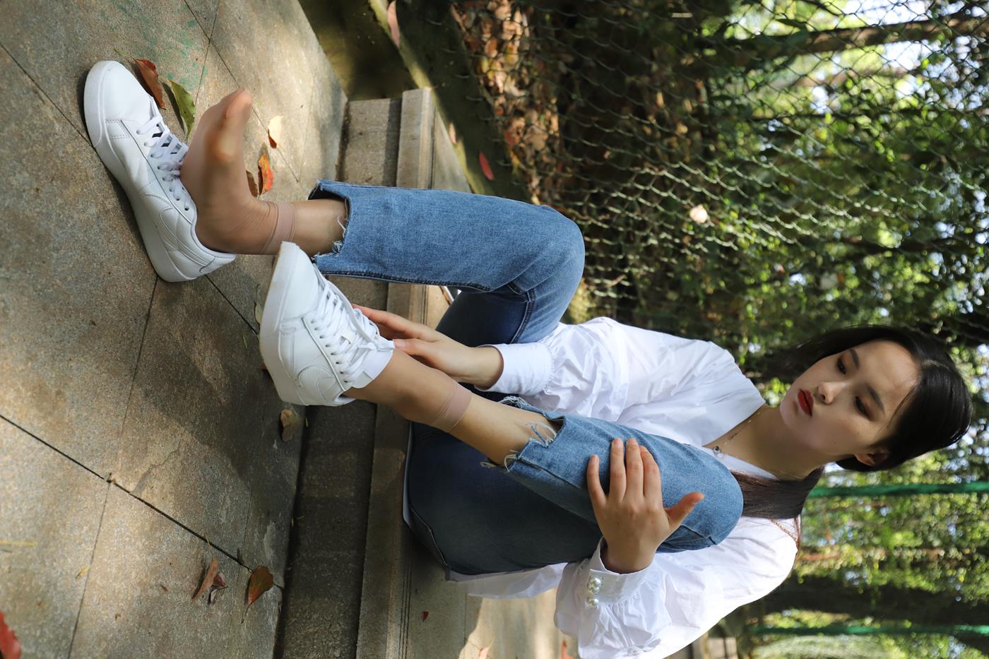 图片[95]-大西瓜爱牙膏-2020 01X活动 模特2（二） 牛仔裤短丝白鞋 (2) [100P] – 速更版-美库