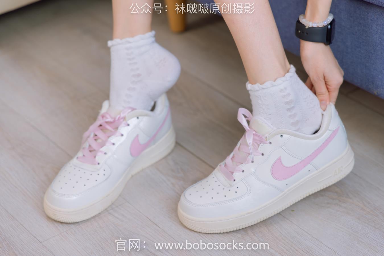 图片[22]-[BoBoSocks袜啵啵]NO.147 稚予-空军一号板鞋、白棉袜、体操服 (1) [64P] – 速更版-美库