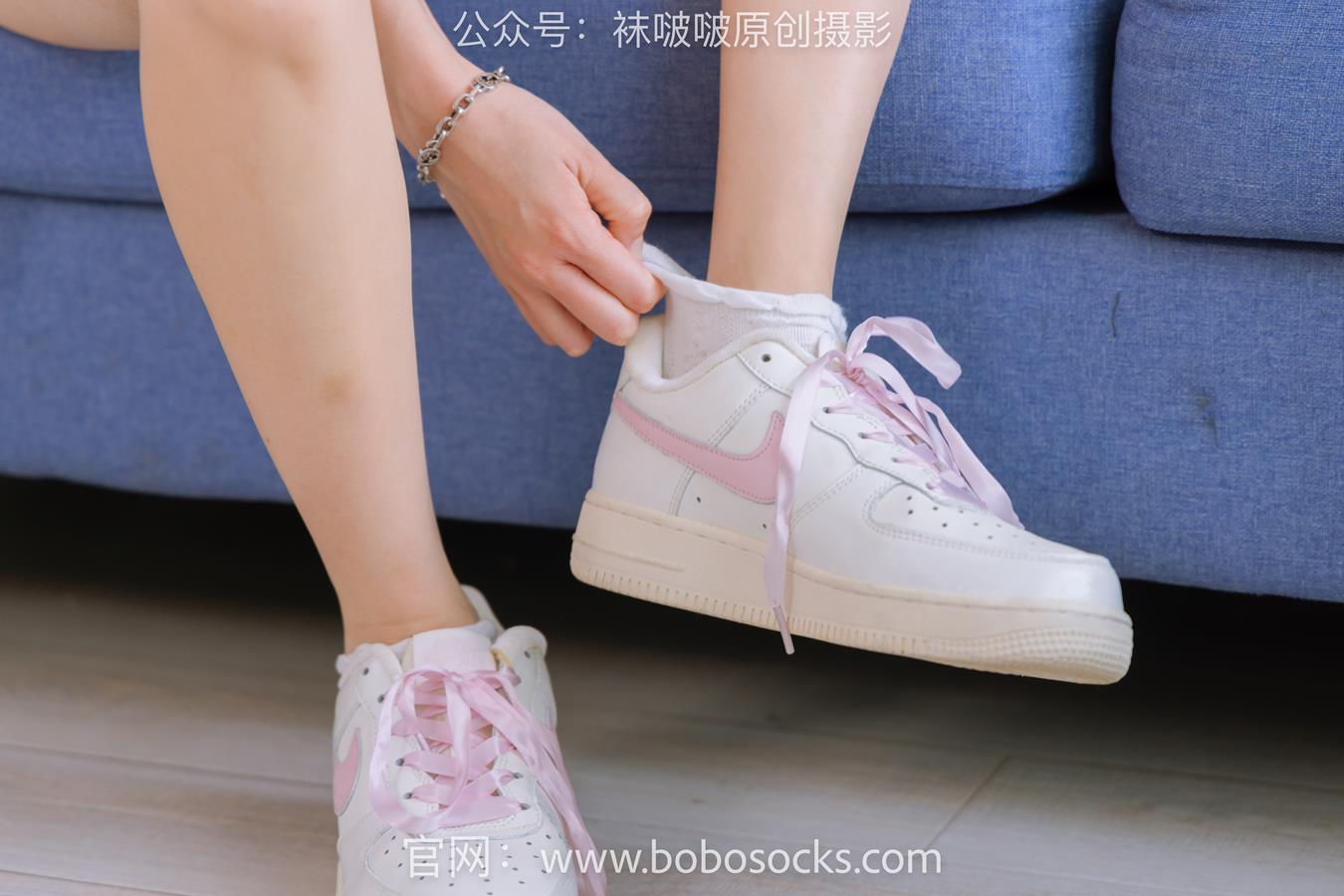 图片[59]-[BoBoSocks袜啵啵]NO.147 稚予-空军一号板鞋、白棉袜、体操服 (2) [75P] – 速更版-美库