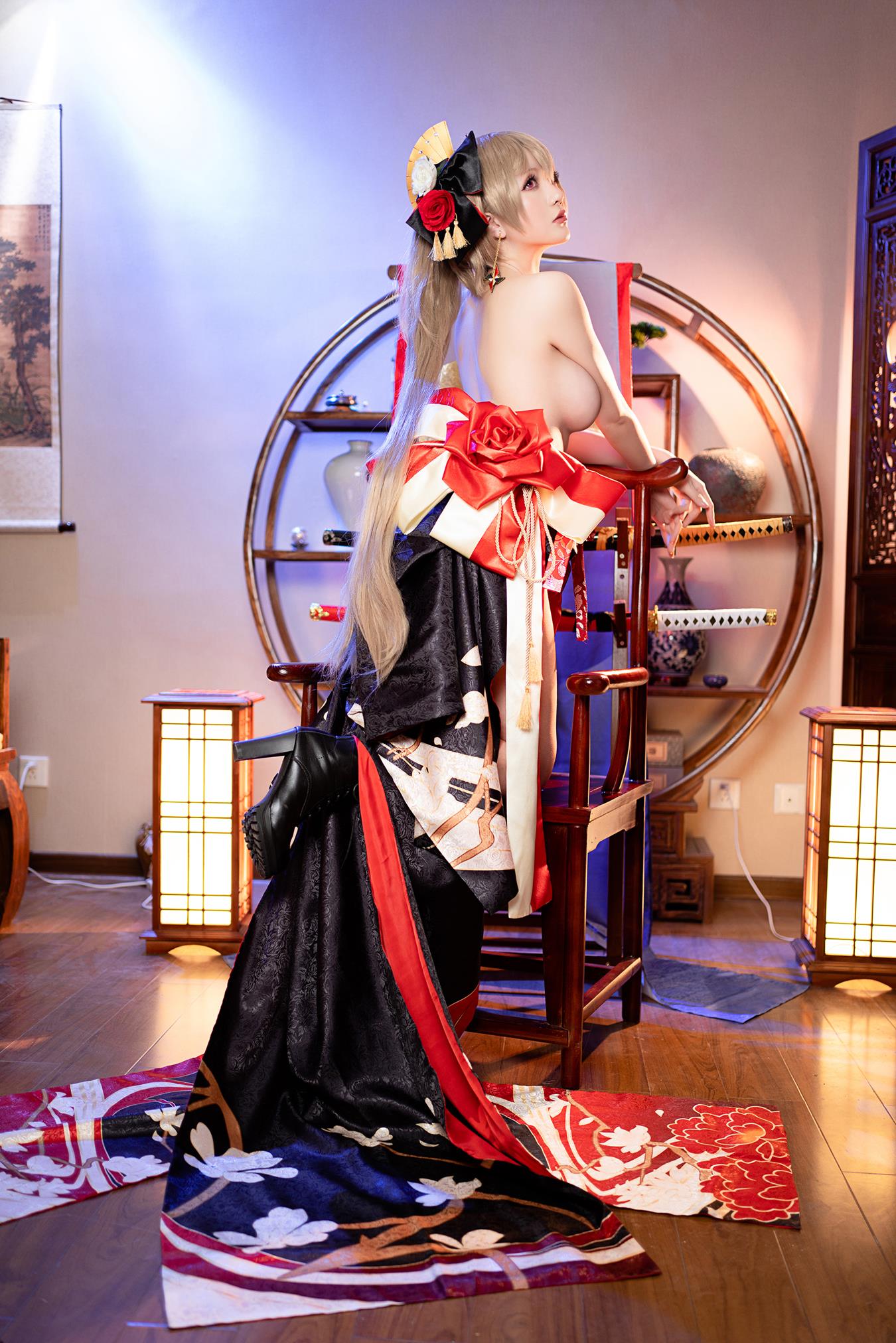 图片[18]-Coser小姐姐星之迟迟  碧蓝航线 让巴尔 [29P] – 速更版-美库