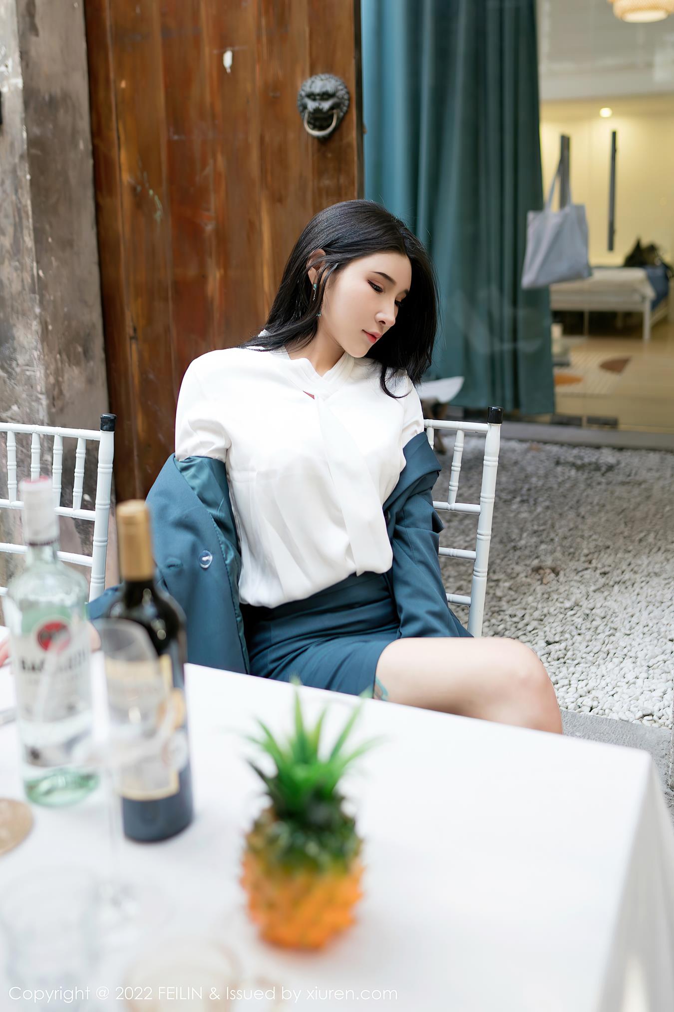 图片[22]-[Feilin嗲囡囡]2022.06.15 VOL.448 姝姝不是妹妹[21+1P] – 速更版-美库