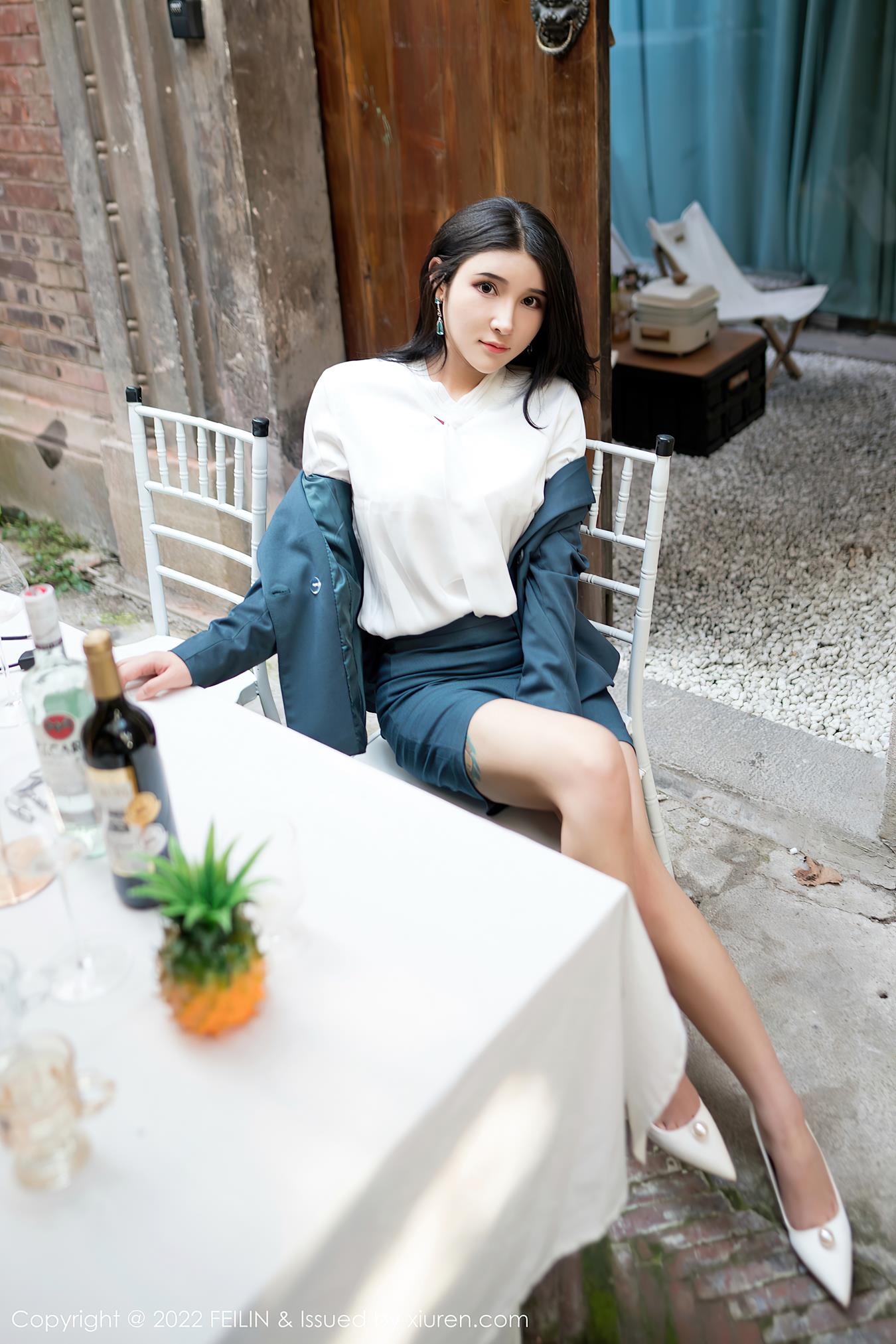 图片[23]-[Feilin嗲囡囡]2022.06.15 VOL.448 姝姝不是妹妹[21+1P] – 速更版-美库