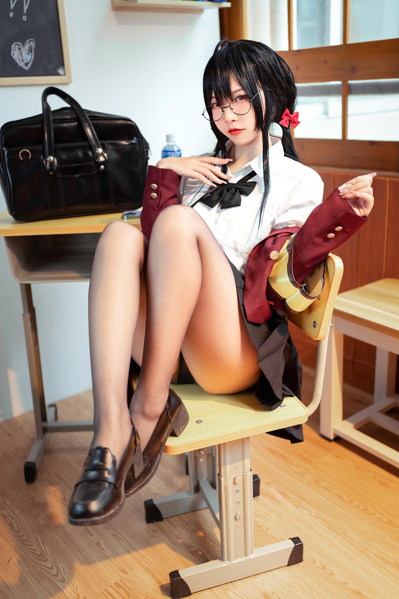 图片[18]-人气Coser二佐Nisa 碧蓝大凤JK [21P] – 速更版-美库