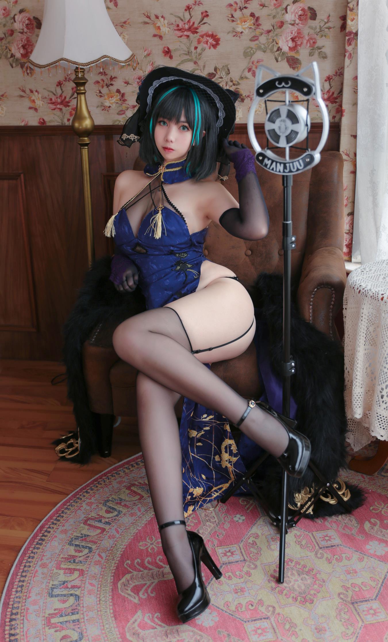 图片[19]-Meroko_魅瞳  – 柴郡旗袍[26P] – 速更版-美库