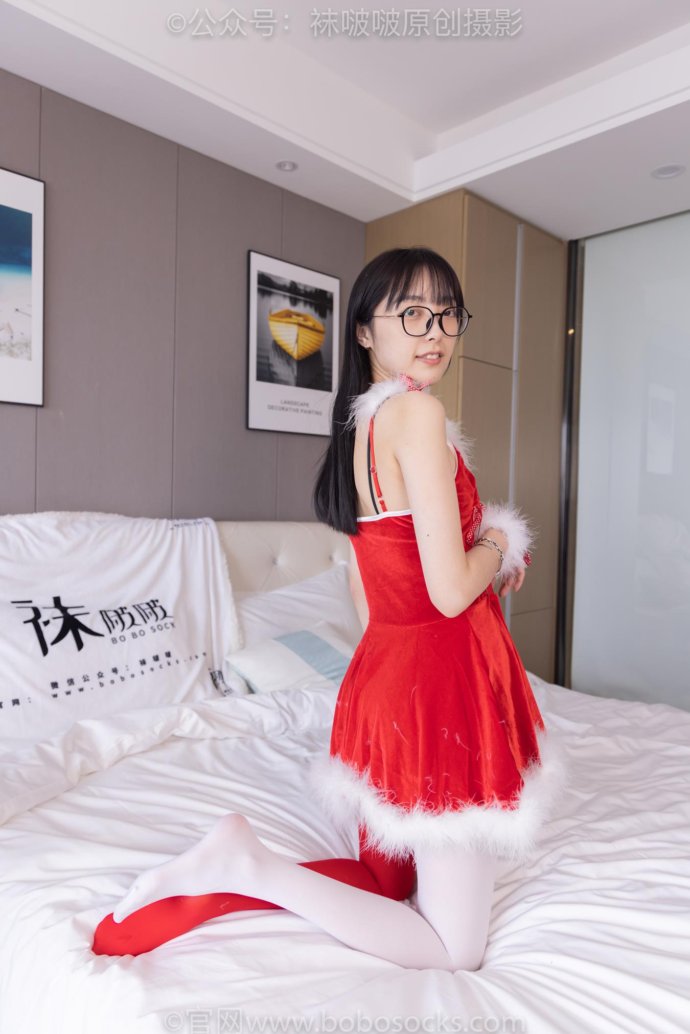 图片[90]-[BoBoSocks袜啵啵]NO.152 稚予-圣诞服、帆布鞋、厚白丝、厚红丝[135P] – 速更版-美库