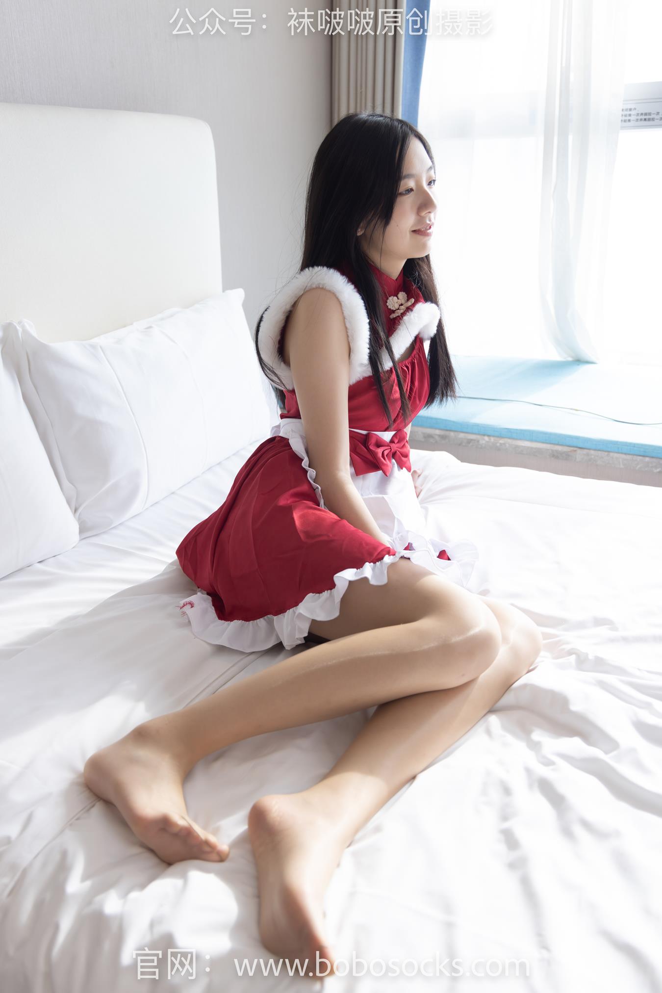 图片[47]-[BoBoSocks袜啵啵]NO.153 小甜豆-华伦天奴高跟鞋、油亮肉丝、油亮白丝、圣诞服[140P] – 速更版-美库
