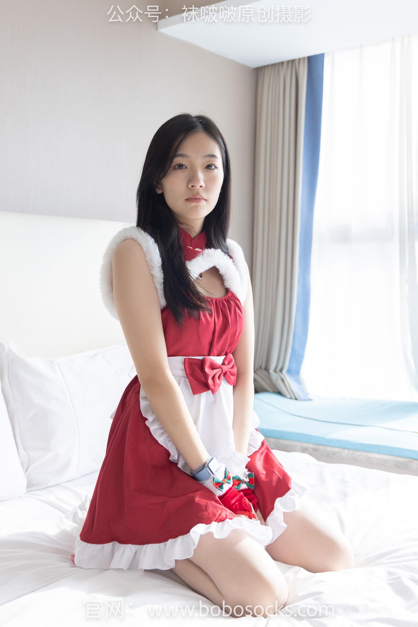 图片[64]-[BoBoSocks袜啵啵]NO.153 小甜豆-华伦天奴高跟鞋、油亮肉丝、油亮白丝、圣诞服[140P] – 速更版-美库