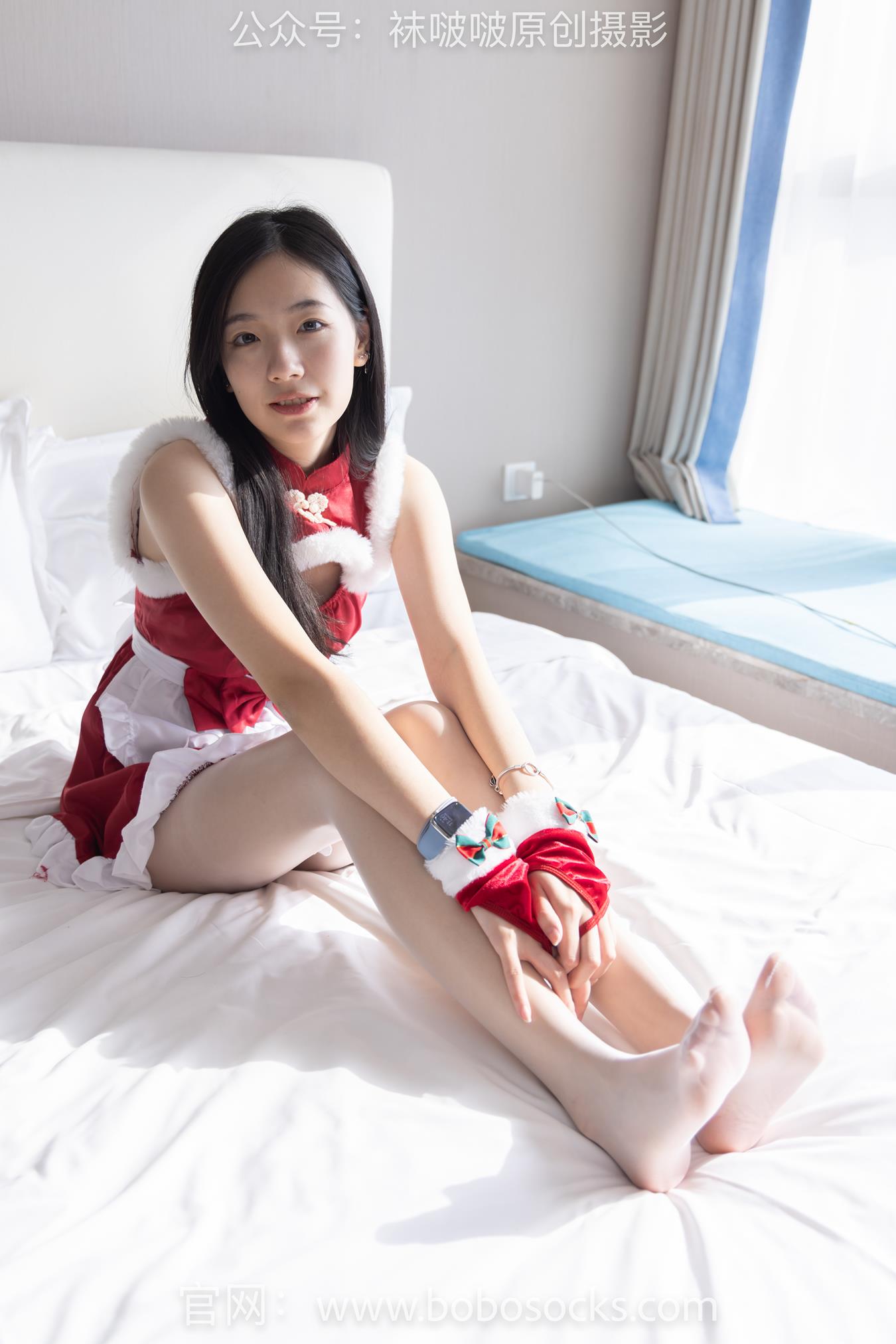 图片[87]-[BoBoSocks袜啵啵]NO.153 小甜豆-华伦天奴高跟鞋、油亮肉丝、油亮白丝、圣诞服[140P] – 速更版-美库