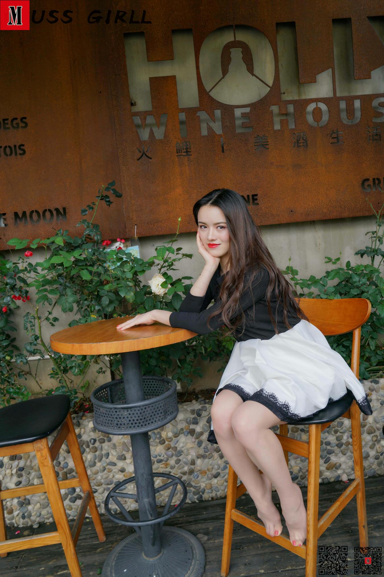 图片[30]-[MussGirl慕丝女郎]NO.324 白色高跟鞋红色脚趾甲A[96P] – 速更版-美库