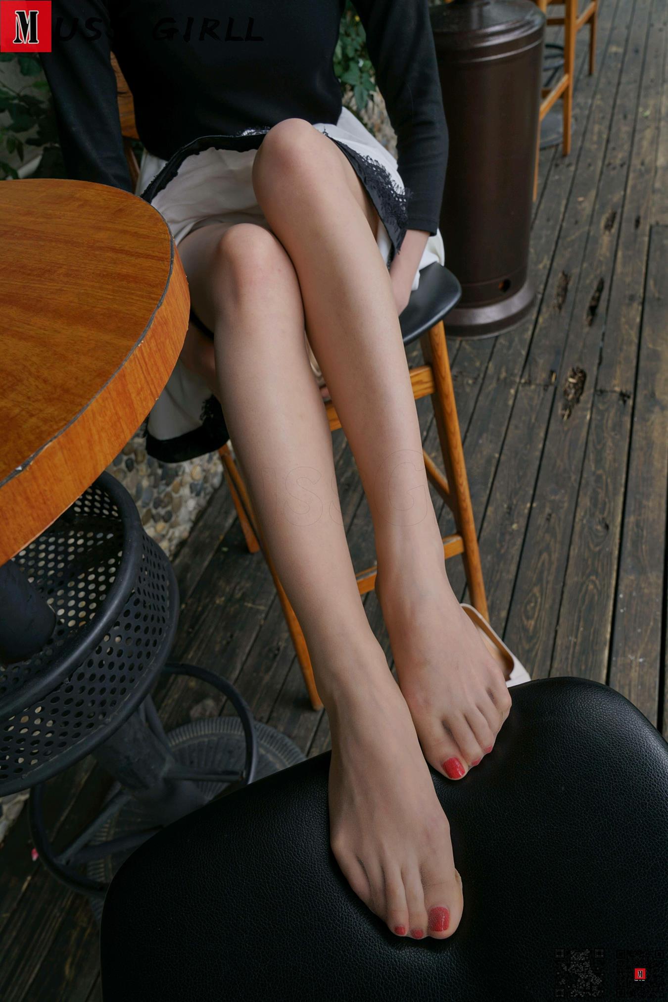 图片[44]-[MussGirl慕丝女郎]NO.324 白色高跟鞋红色脚趾甲A[96P] – 速更版-美库