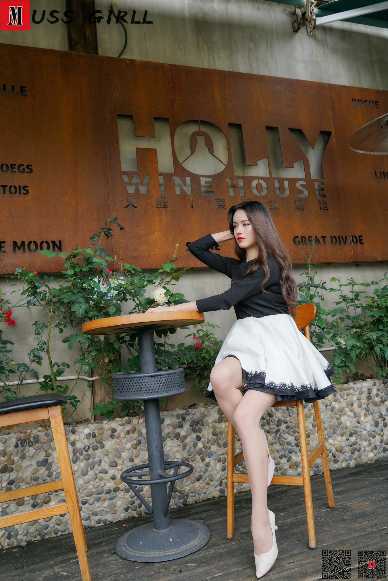 图片[66]-[MussGirl慕丝女郎]NO.324 白色高跟鞋红色脚趾甲A[96P] – 速更版-美库