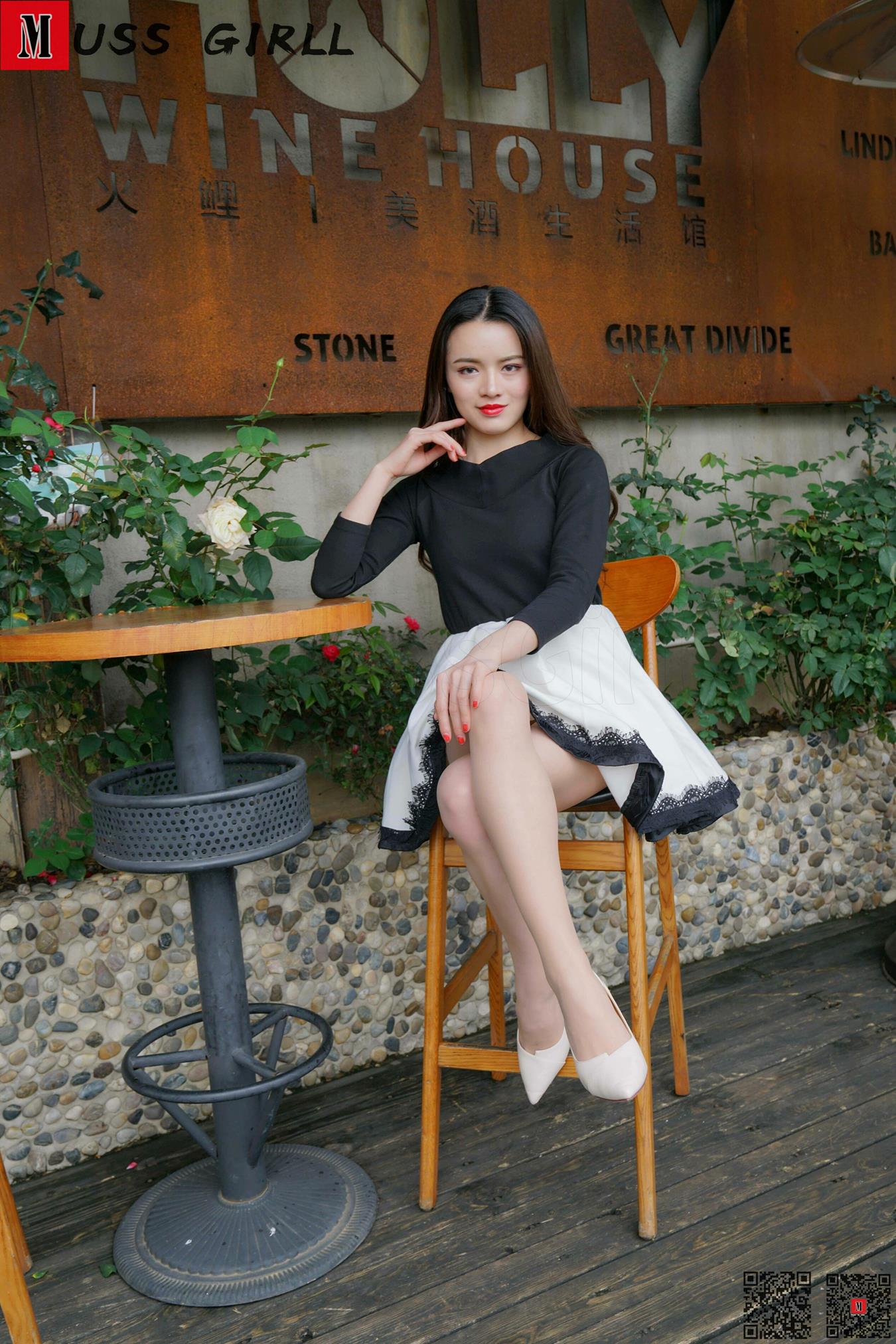 图片[92]-[MussGirl慕丝女郎]NO.324 白色高跟鞋红色脚趾甲A[96P] – 速更版-美库