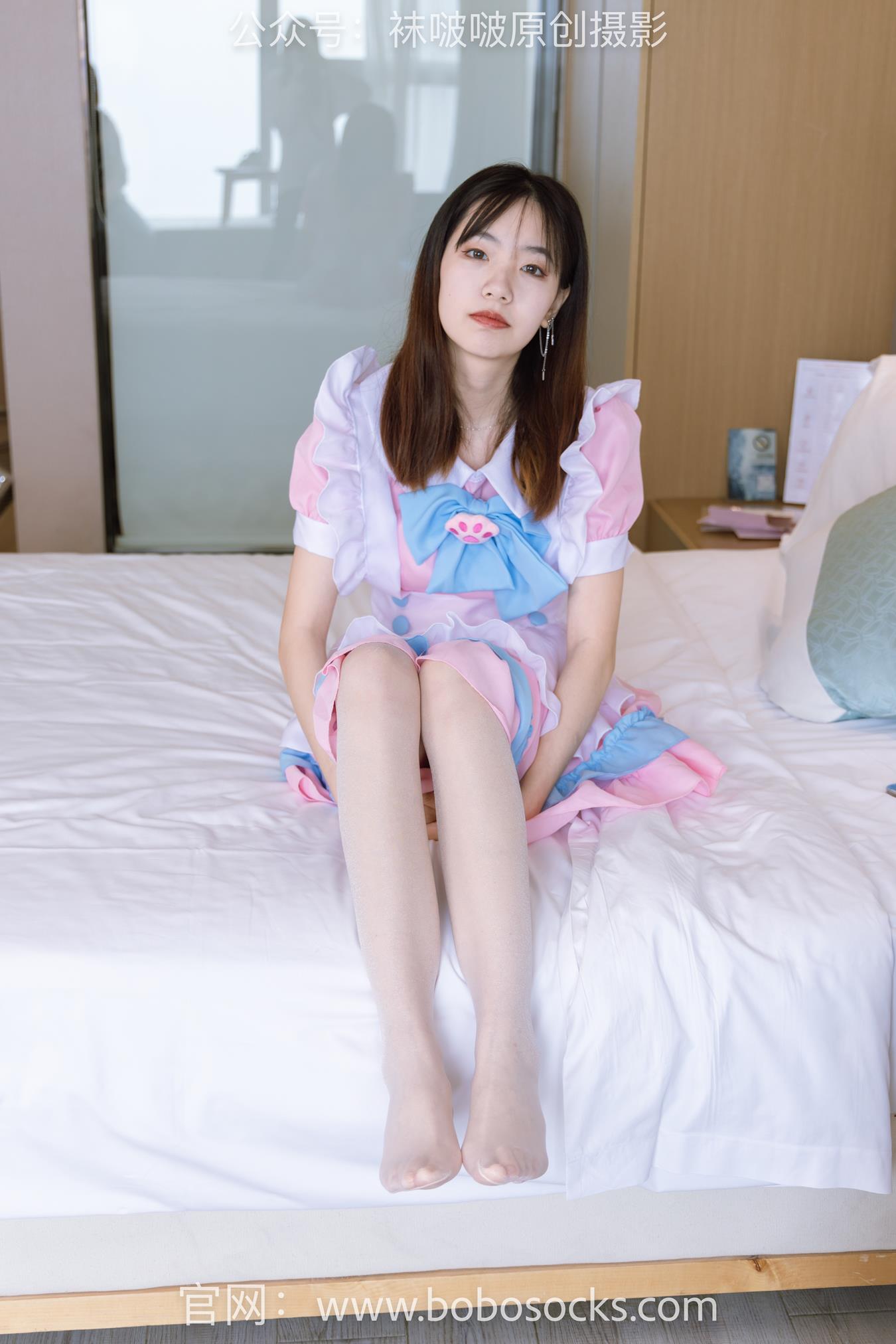 图片[36]-[BoBoSocks袜啵啵]NO.154 小甜豆-两双高跟鞋、珠光白丝、女仆装[200P] – 速更版-美库