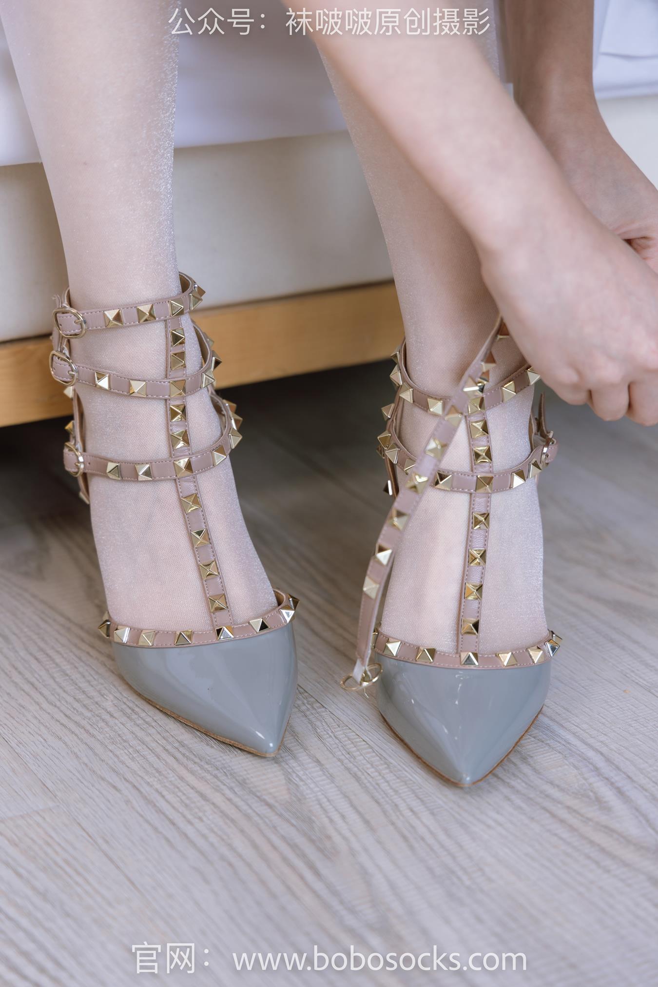 图片[43]-[BoBoSocks袜啵啵]NO.154 小甜豆-两双高跟鞋、珠光白丝、女仆装[200P] – 速更版-美库
