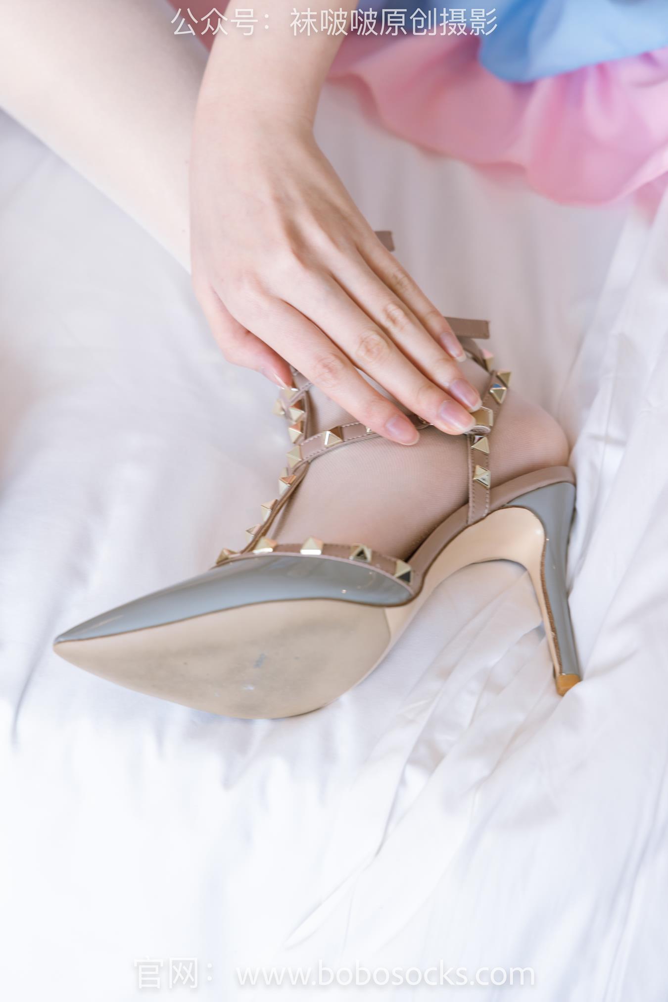 图片[104]-[BoBoSocks袜啵啵]NO.154 小甜豆-两双高跟鞋、珠光白丝、女仆装[200P] – 速更版-美库