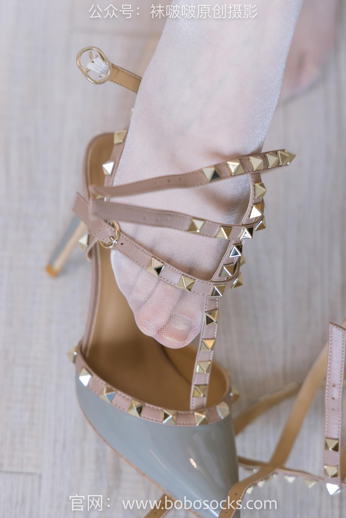 图片[130]-[BoBoSocks袜啵啵]NO.154 小甜豆-两双高跟鞋、珠光白丝、女仆装[200P] – 速更版-美库
