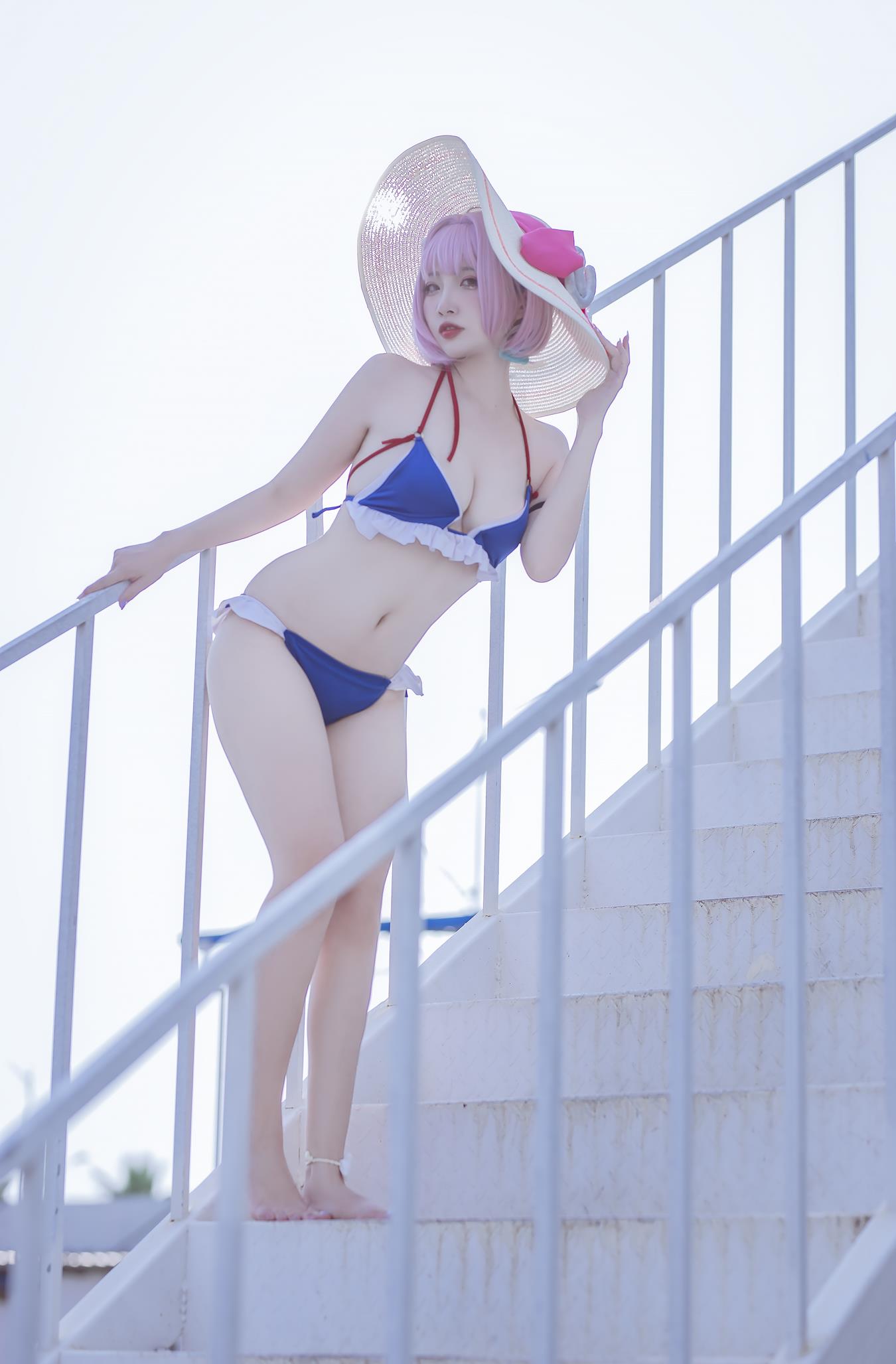 图片[18]-人气Coser二佐Nisa 碧蓝 塔尔图泳装 [23P] – 速更版-美库