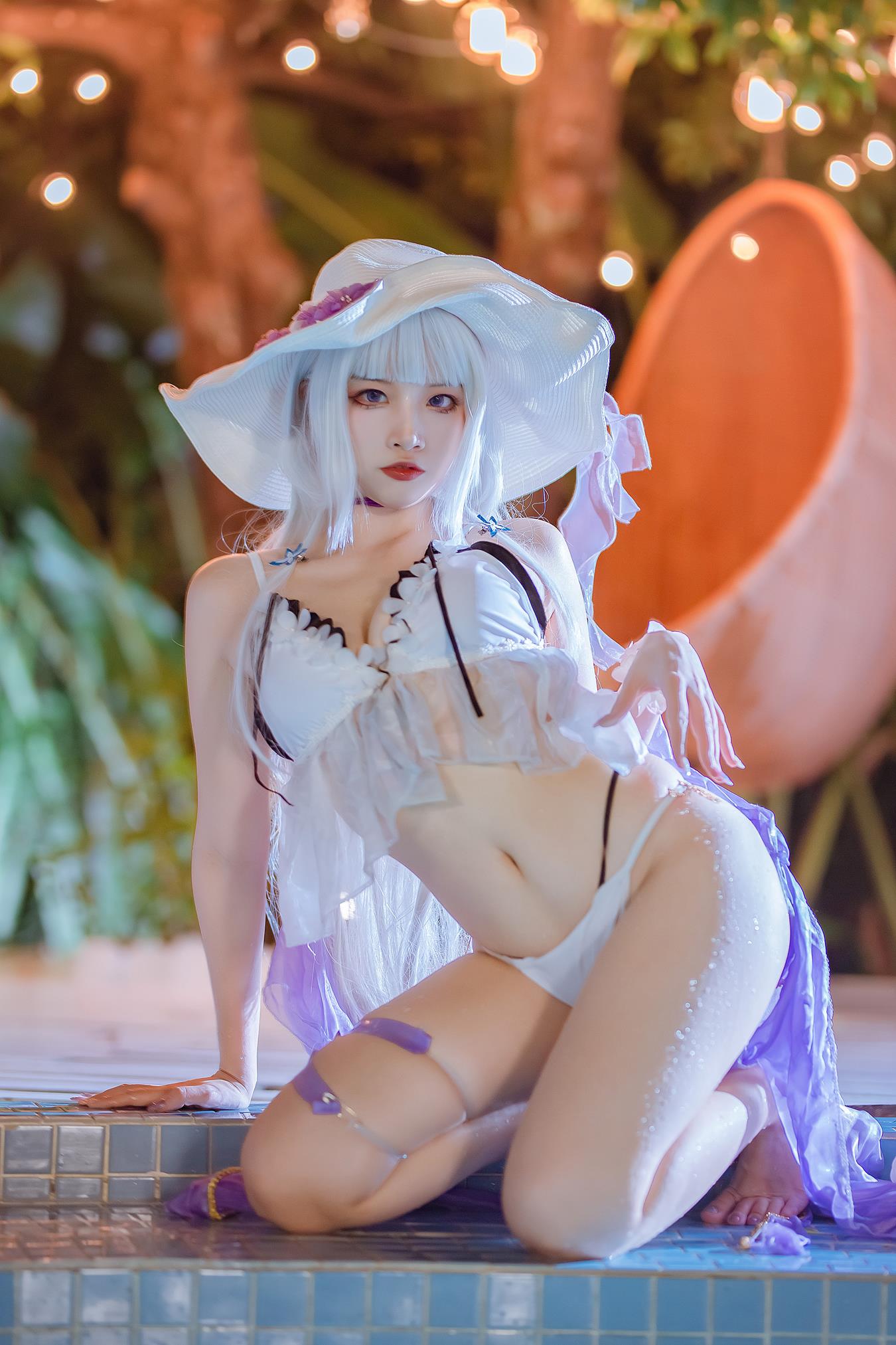 图片[12]-人气Coser二佐Nisa 碧蓝光辉泳装 [26P] – 速更版-美库