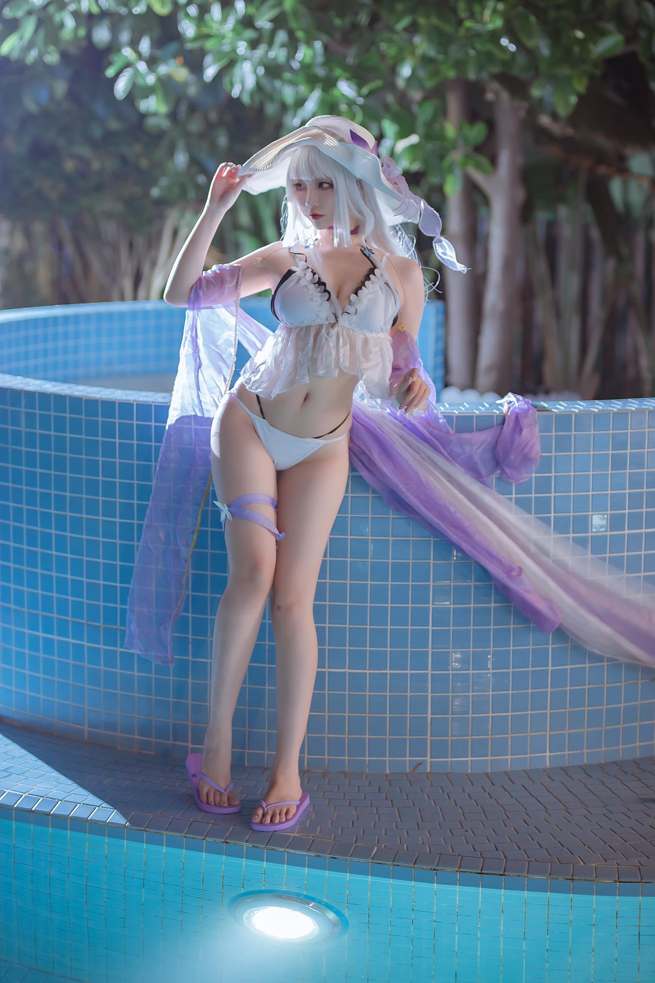 图片[14]-人气Coser二佐Nisa 碧蓝光辉泳装 [26P] – 速更版-美库