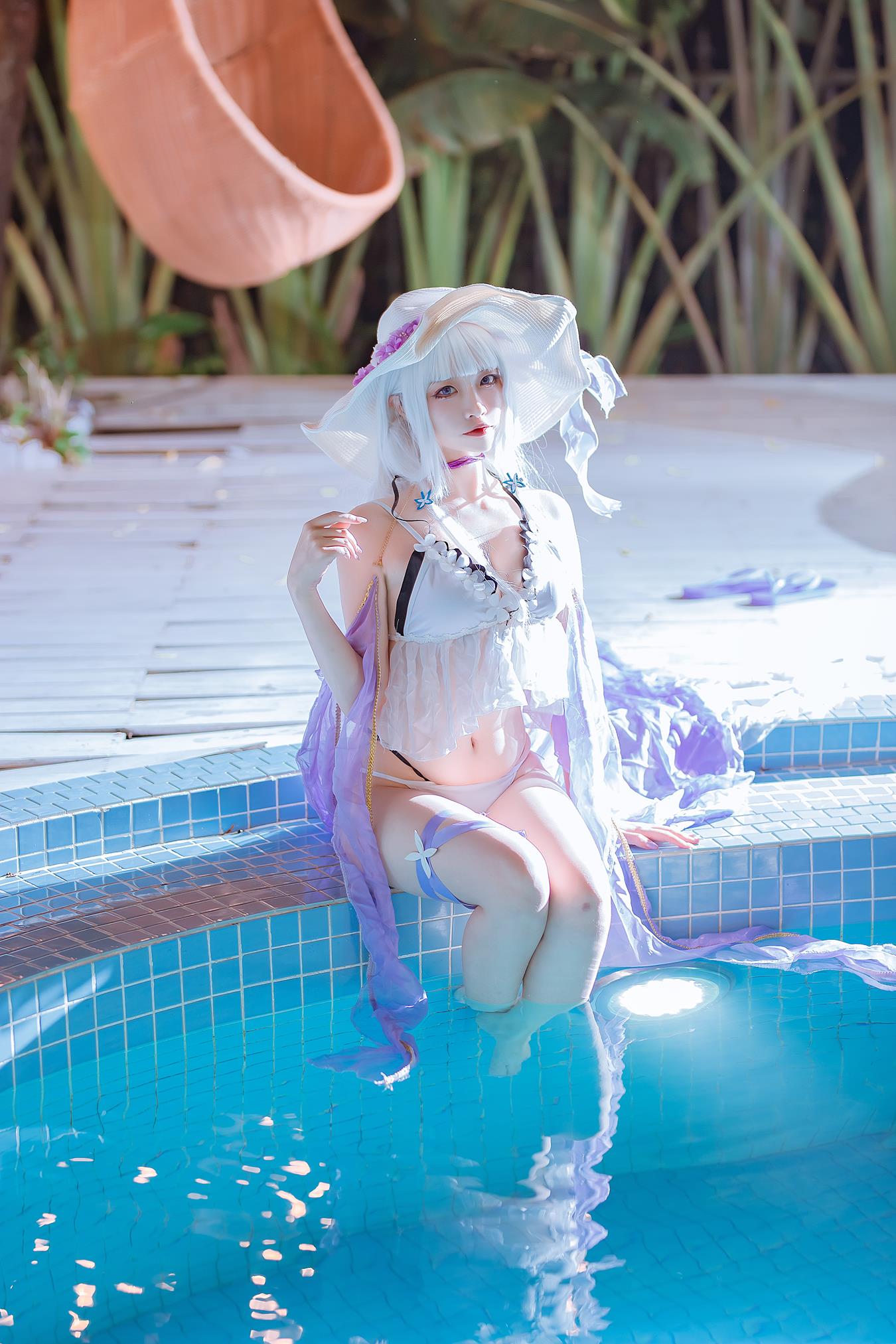 图片[15]-人气Coser二佐Nisa 碧蓝光辉泳装 [26P] – 速更版-美库