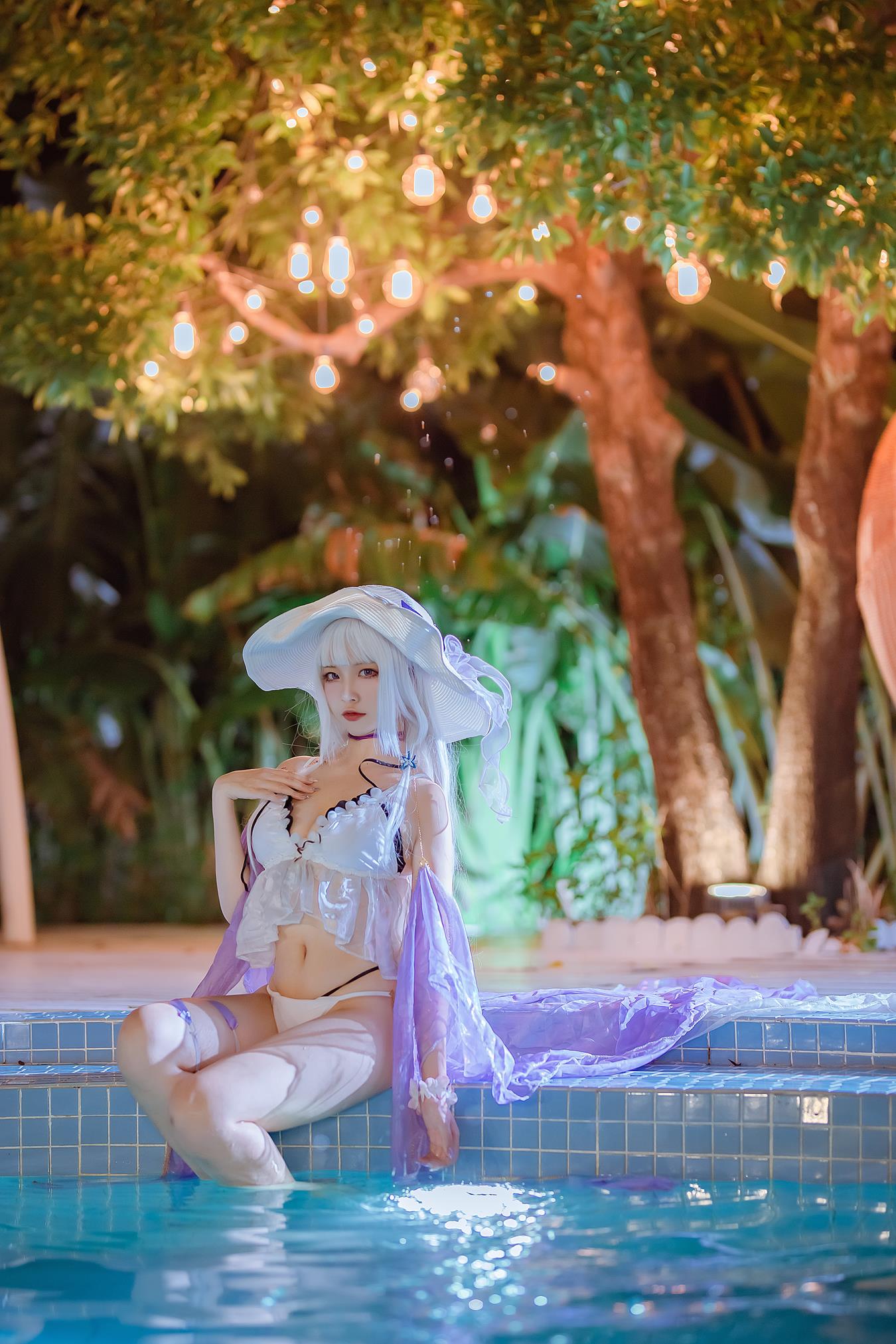 图片[16]-人气Coser二佐Nisa 碧蓝光辉泳装 [26P] – 速更版-美库