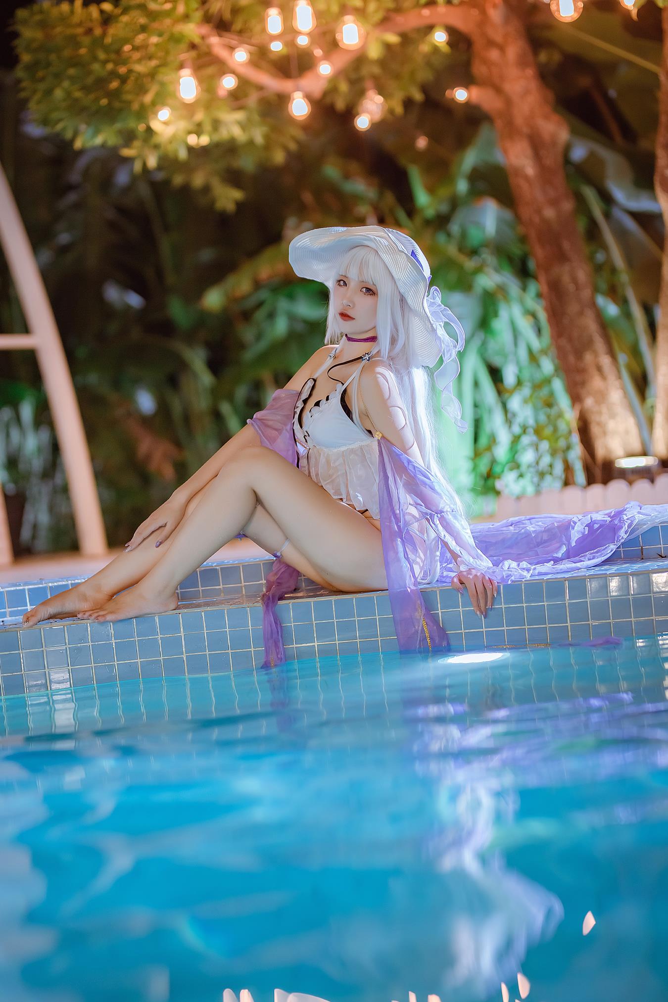 图片[18]-人气Coser二佐Nisa 碧蓝光辉泳装 [26P] – 速更版-美库