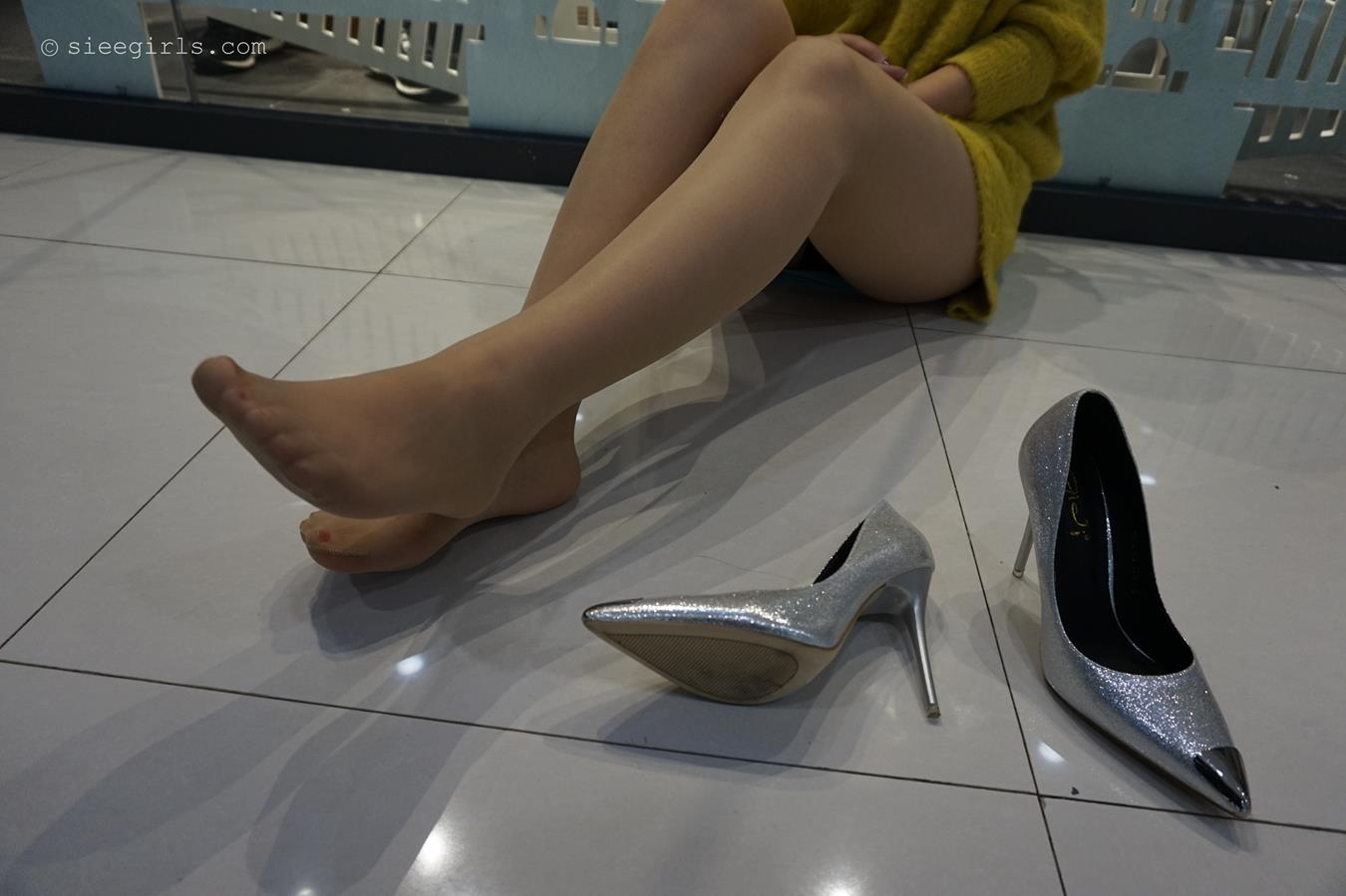图片[73]-[SIEE丝意]新刊 依依 银色高跟鞋[83P] – 速更版-美库