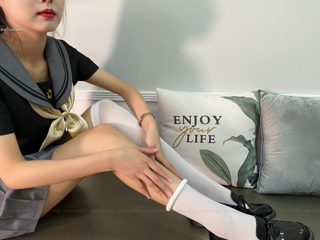 图片[15]-ISS系列 035 洋洋 JK白 [57P] – 速更版-美库