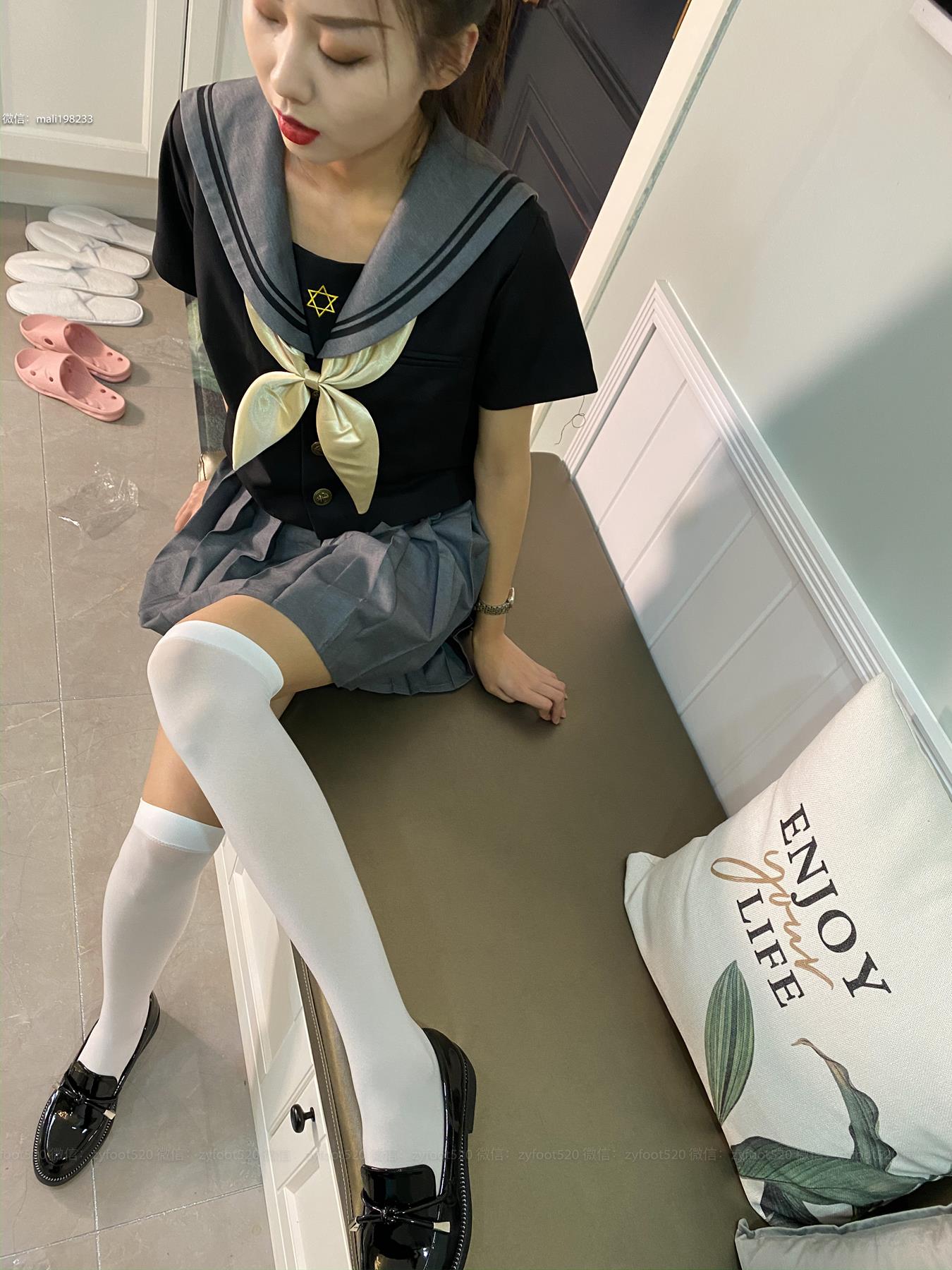 图片[18]-ISS系列 035 洋洋 JK白 [57P] – 速更版-美库