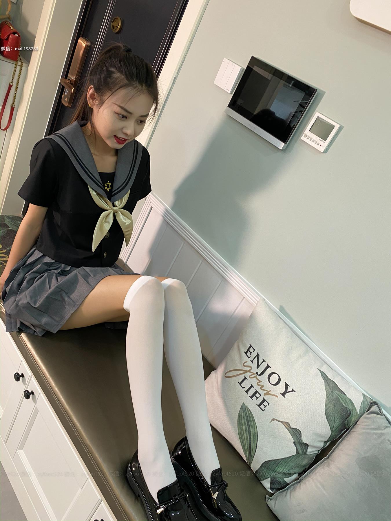 图片[29]-ISS系列 035 洋洋 JK白 [57P] – 速更版-美库